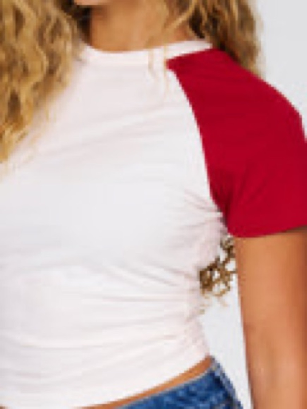 Dairy Boy cherry red baseball Raglan Tee sz XS shirt top sold out women’s